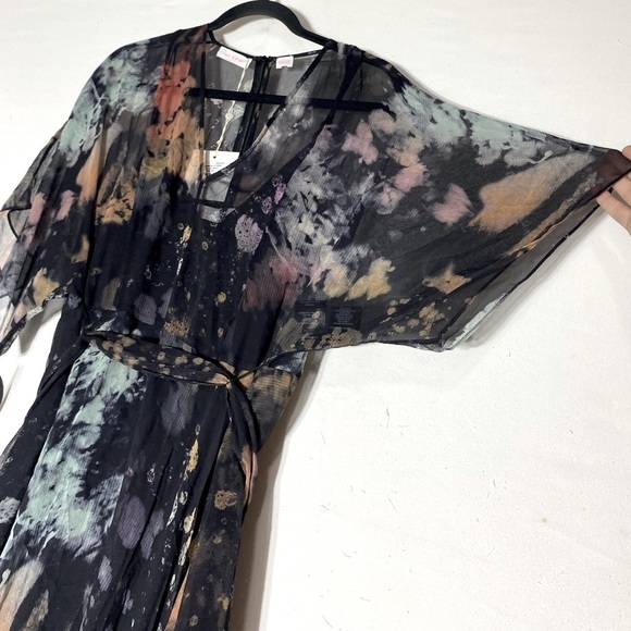 Sass & Bide Interstella Printed Sheer Silk Dress 2 NWT - Picture 13 of 14